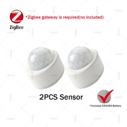 Zigbee 3.0 Mini PIR Motion Sensor Human Body Infrared Detector Security Alarm Support Zigbee2mqtt Home Assistant Need Gateway