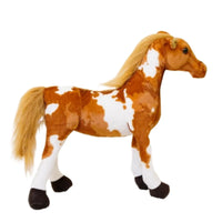 l-brown white horse
