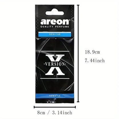 3-60Pcs X Version Car Air Refresher Car Suspension Decoration Home Bathroom Refresher Natural perfume Car Interior Hanging Paper