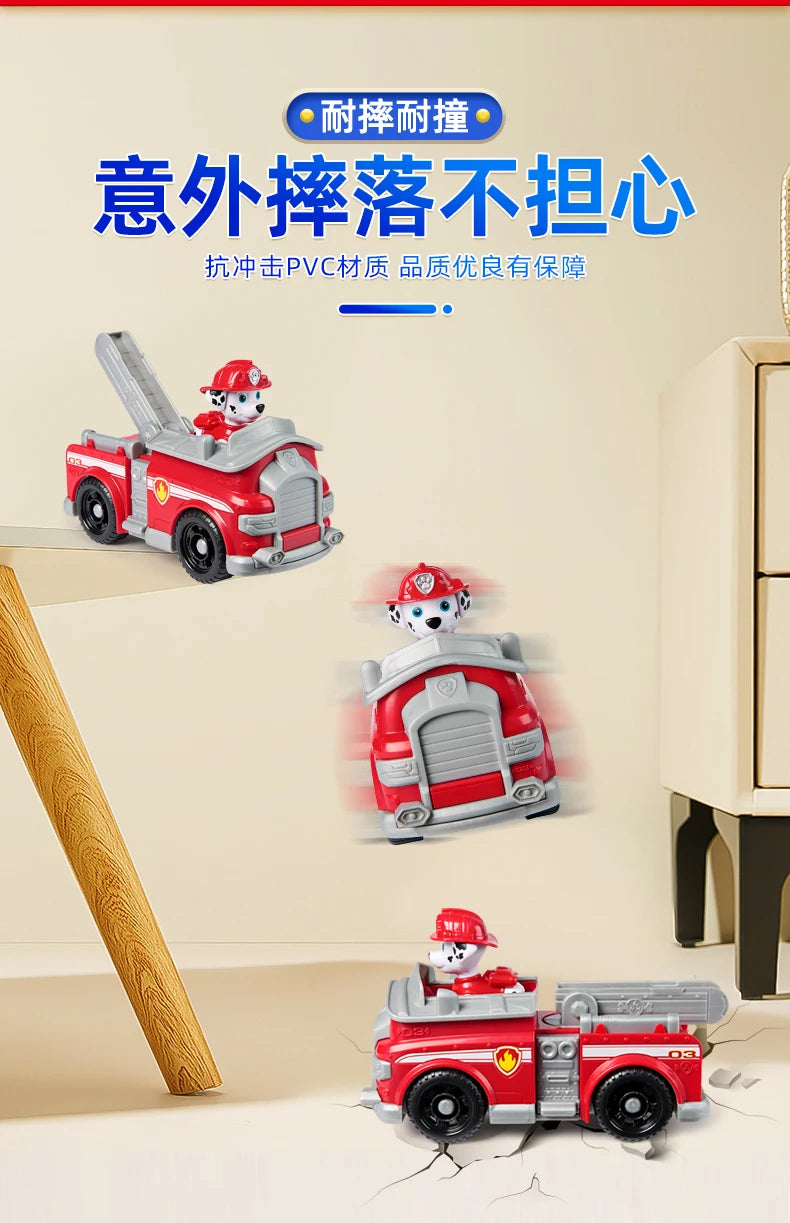 Original Paw Patrol 10kinds Figures Ryder Tracker Everest Chase Rex Skye Rocky Marshall Zuma Action Figure Birthday Gift Toy