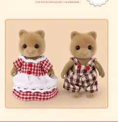 Simulation Forest Rabbit Family DIY Playset Mini Rabbit Bear Figure Toy Dolls Kids Gifts