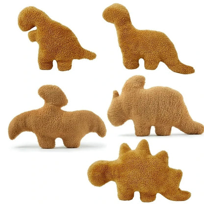 Nugget Pillow Dino Chicken Nugget Plush Pillow Cartoon Dinosaur Plush Pillow Stuffed Animal Plush For Kids Baby Gifts
