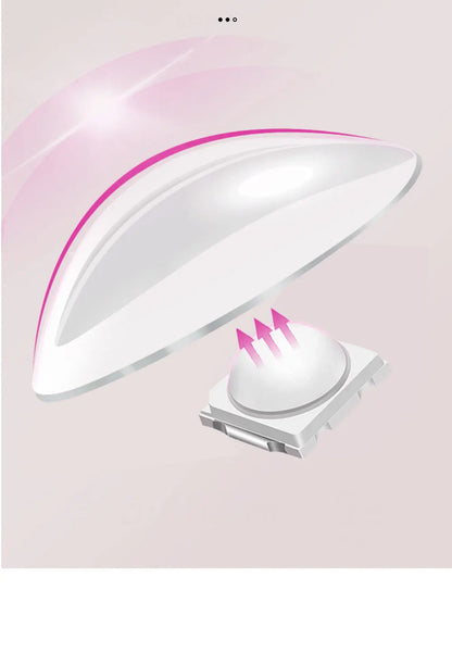 Rechargeable Portable UV LED Nail Lamp - Gel Polish Drying Desk Stand Light Support Base for Nail Art