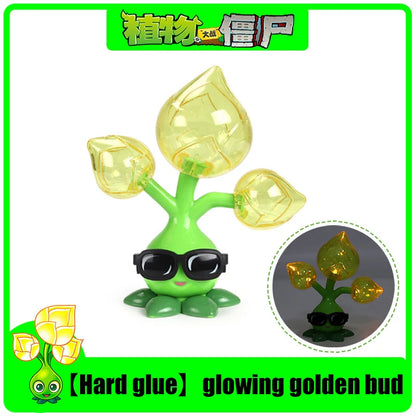 Funny Plants vs. Zombies 2 Hard Glue Peashooter Gatling Pea Shooter Sunflower Action Figure Model Dolls Shooting Toys Kids Gifts