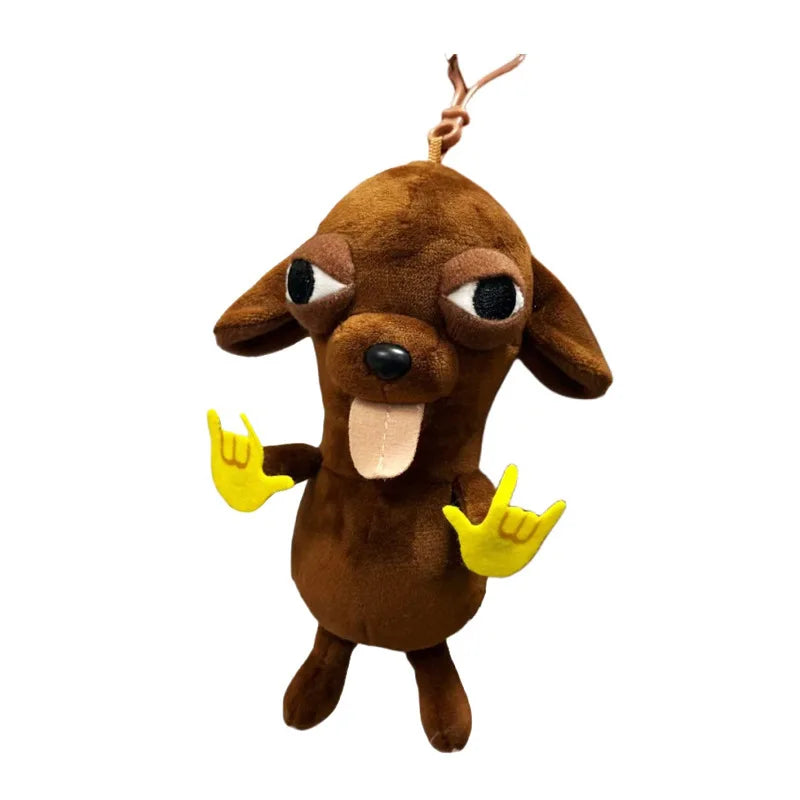Stuffed Animals Chihuahua Plush Toy Keychain Pendant Puppy Pet Stuffed Chihuahua Doll Kawaii Realistic Chihuahua Simulation Dog