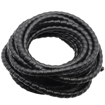 2M Long 8/10/12mm Cable Protection Sleeving Spiral Wound Flexible Wire Organizer Insulation Sleeve Wire Winding Protector