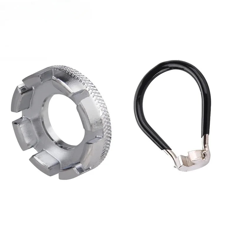 Multifunction Bicycle Spoke Wrench Wheel Rim Adjustment and Correction Tool for MTB Road Bike Cycling Maintenance Repair Tool
