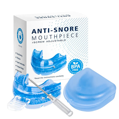 Adjustable Anti Snoring Oral Guard Oral Cover Reduces Temporomandibular Joint Disorders Alleviates Sleep Improves Breathing