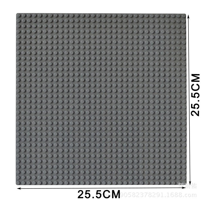 25.5*25.5cm 32x32 Baseplate Classic Building Blocks BASE PLATE BUILDING BLOCKS children bricks toy