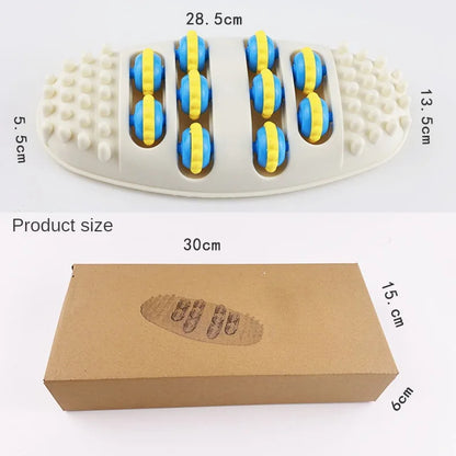 Foot Massager Roller Feet Acupressure Point Massage Plantar Fasciitis Pain Relief Relax Roller Trigger Point Reflexology Tool