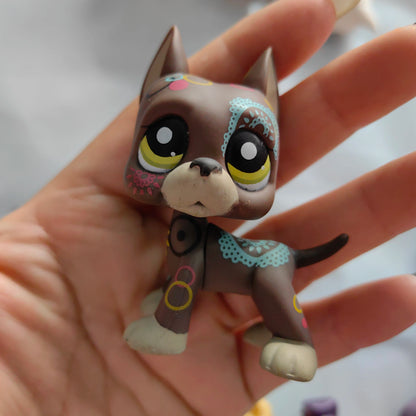 Little Baby pets  LPS Cute Short Hair Cats Deer Tortoise Bear Monkey Dolphin Spaniel Dogs Tortoise Figure Toy Gift