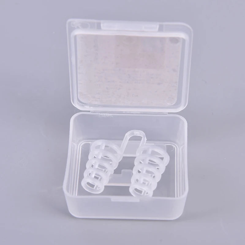 Anti Snoring Device Aid Sleeping High-Quality Soft Safe Silicone Boxed Comfortable Nasl Dilators Stop Nose Clips 4 Sizes