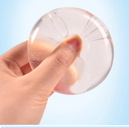 Clear Maltose Syrup Ball Slow Rebound Fidgeting Adult Kids Toys Stress Relief Stress Resistant Ball Squeeze Gift Reliever