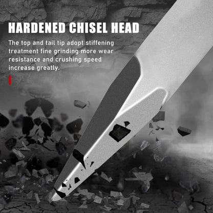 5PC SDS PLUS Round Shank tile Shovel Electric Hammer Chise Wall Concrete Impact Drill 5Teeth  Drill Bit For Masonry SlottingTool