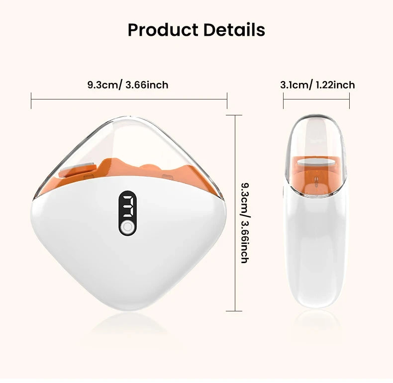 Automatic Electric Nail Trimmer & Polisher with LED Light - Safe Nail Care for Adults & Babies