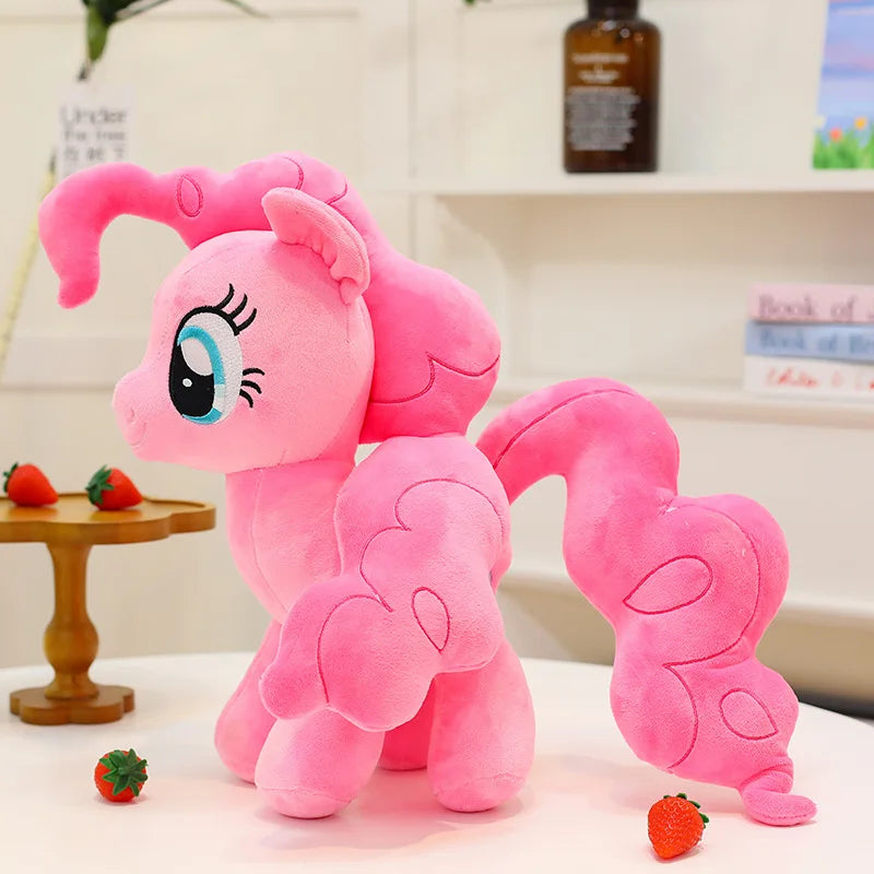 Little Pony Rainbow Dash Applejack Plush Toy 28cm Official Hasbro Figure Soft Stuffed Animal For Fans Collection Gift