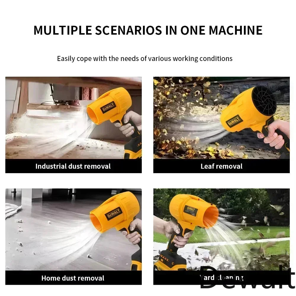 Dewalt 30000RPM  Air Blower Cordless Turbo Fan Handheld Violent Fan Dryer 20V Rechargeable Dust Blowing Tool（no battery)