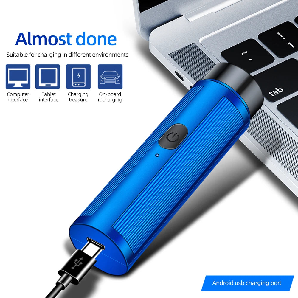Portable Mini Electric Shaver – Rechargeable, Unisex (Men & Women) & Car-Compatible Grooming Tool