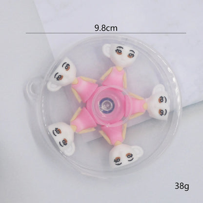 Italian Brainrot Tung Deformed Fidget Spinner Chain Toy Antistress Hand Spinner Vent Toy Adult Stress Relief Fidget Sensory Gyro