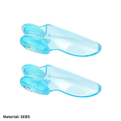 2PCS Silicone Gel Thumb Corrector Bunion Foot Toe Hallux Valgus Protector Separator Finger Straightener Adjuster Foot Care Tool
