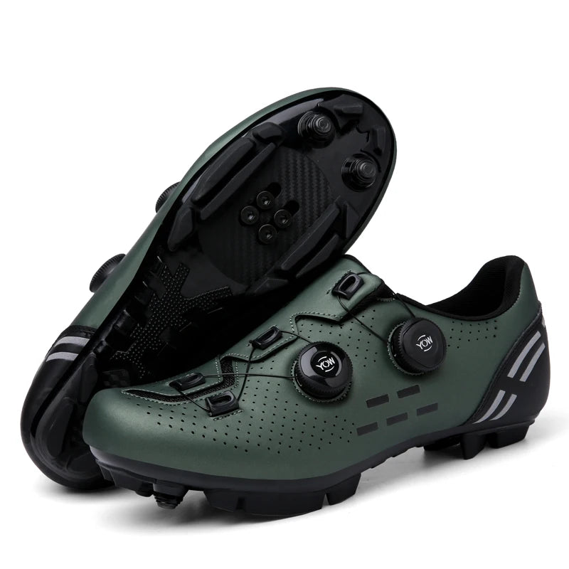 Cycling Shoes Men's Mountain Bike And Road Cycling Shoes,Lightweight And Breathable,Suitable For Speed Riding, Off-road, SPD-MTB
