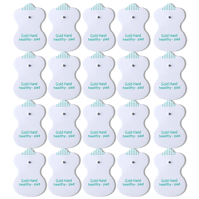 10/20pcs Electrode Pads Reusable Massage Patch for Tens Electrodes Digital Machine Massage 3.5mm Plug Body Massager Accessories