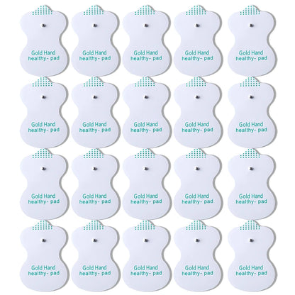 10/20pcs Electrode Pads Reusable Massage Patch for Tens Electrodes Digital Machine Massage 3.5mm Plug Body Massager Accessories