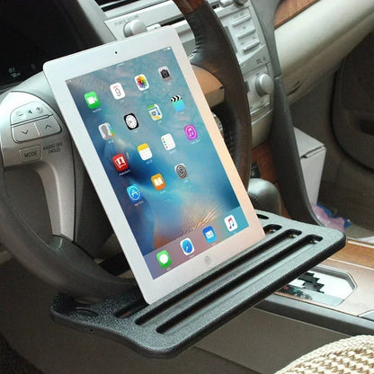 Portable Car Laptop Computer Desk Mount Stand Foldable Steering Wheel Dining Table Bracket Drink Food Coffee Tray Board Amagi