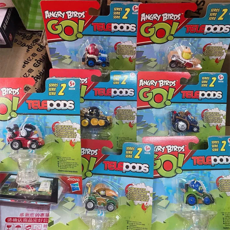 Angry Bird Karts Action Figure Telepods Retoy Figures Angrybirds Go Games Doll Toys for Kids Collectible Table Ornaments