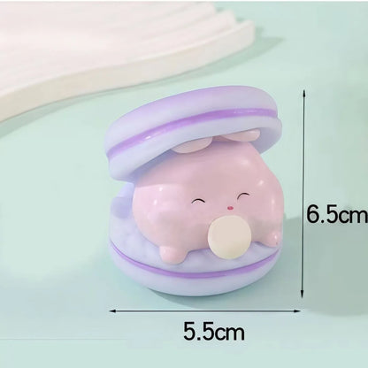 Creative Cute Animal Spit Bubble Burger Stress Relief Pinch Children's Toy Anti-stress Relief Squishy Toy Funny Vent Squeeze Toy