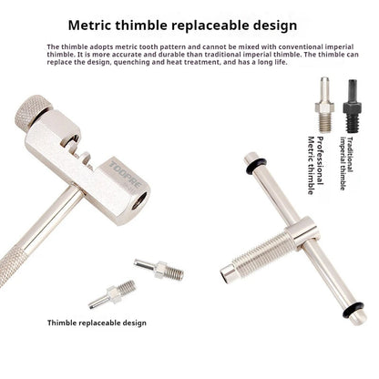Bicycle Mountain Bike Chain Remover Chain Cutter Road Bike Dead Fly Chain Removal Tool Replaceable Thimble Bicycle Tools