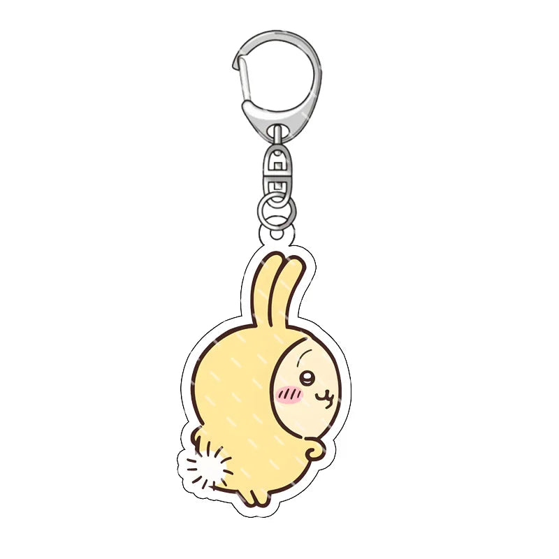 Chiikawa Pendant Anime Comic Acrylic Peripheral Keychain Hachiware Usagi Cute Pendant Bag Hanging Decoration Decoration
