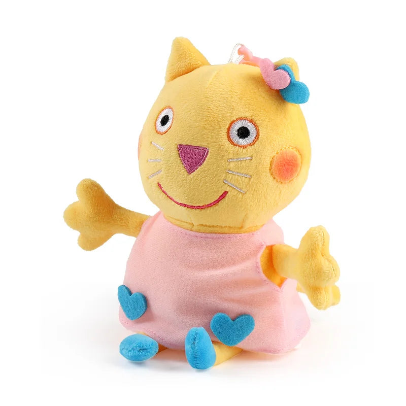 Genuine Peppa Pig Evie 12-19cm Evy Peppa George dinosaur Bear daddy mammy Boys Girls Birthday Gift Toys Christmas Doll Hot sale