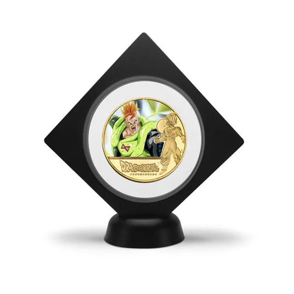 Dragon Ball Gold Plated Gold Coin Son Goku Vegeta Commemorative Coins Children Classic Anime Peripherals Collection Toy Souvenir