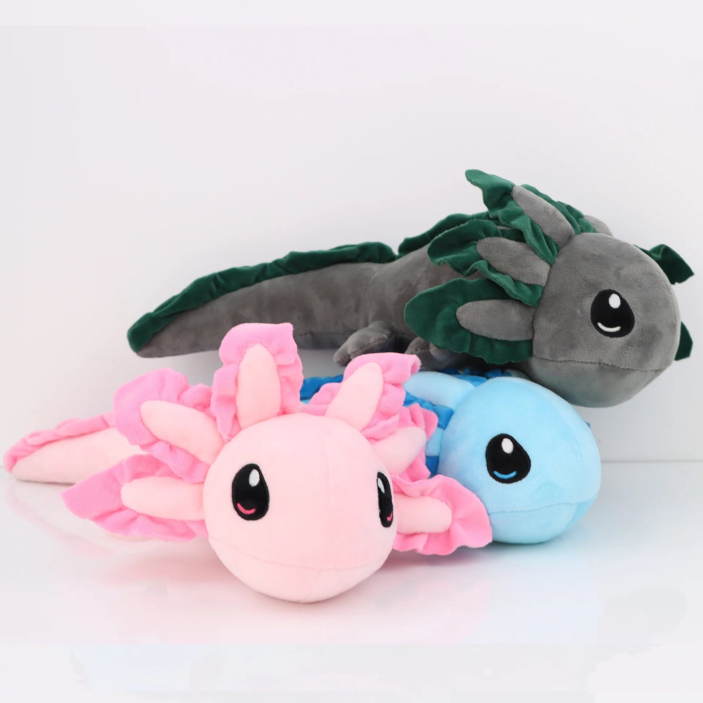 45cm Pink Axolotl Plush Toy Kawaii Axolotl Plush Dolls Soft Stuffedl Plush Animal Toys Kids Girls Christmas Birthday Gift Toy