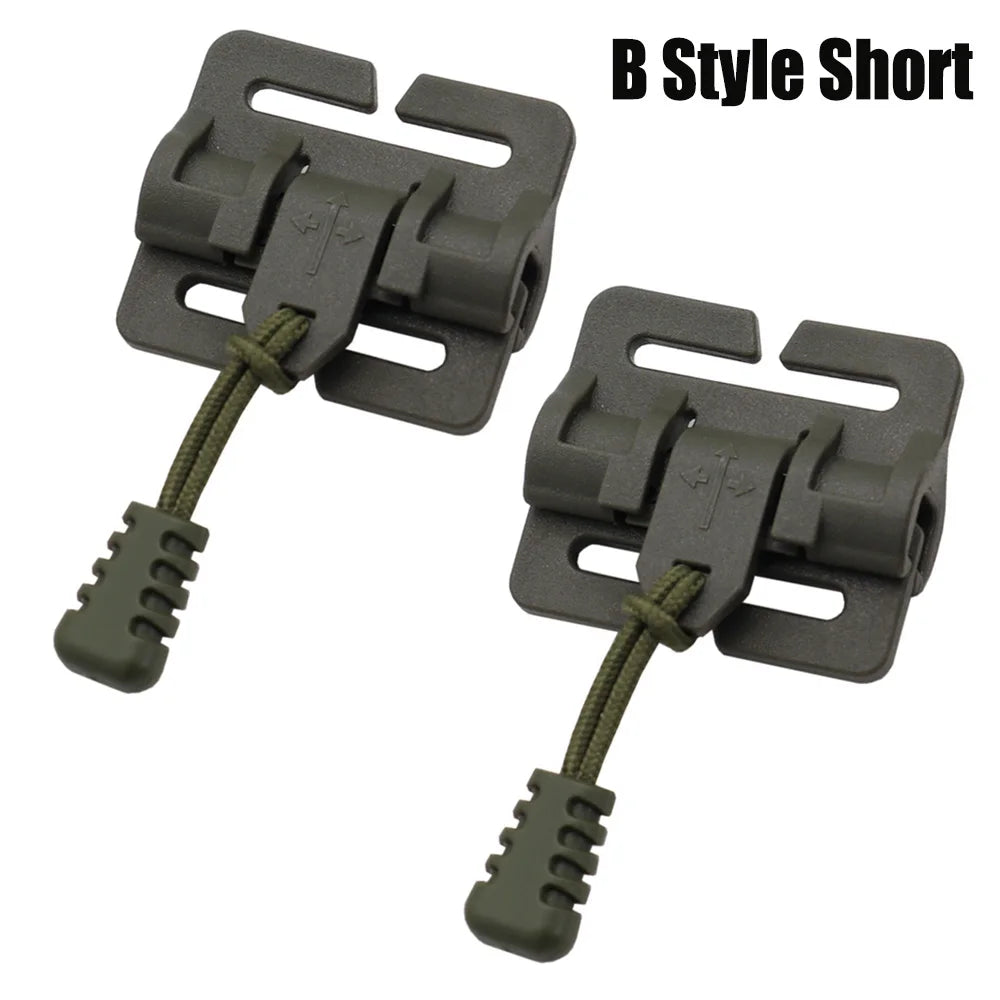 1 Pair Tactical Vest Quick Release Buckle Rapid Open Connector Shoulder Webbing Cummerbund for Hunting Vest Accessory