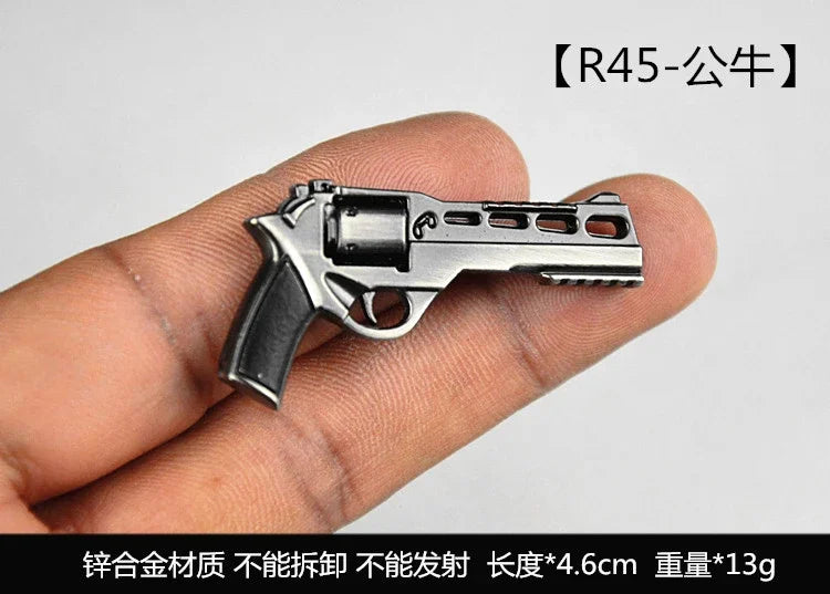 1/6 Scale Miniature Gun Plastic Rifle Set Assembly P92 M1911 98K MP5K Model Not Fired for 12" Action Figure Doll Accessories