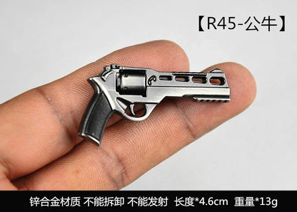 1/6 Scale Miniature Gun Plastic Rifle Set Assembly P92 M1911 98K MP5K Model Not Fired for 12" Action Figure Doll Accessories