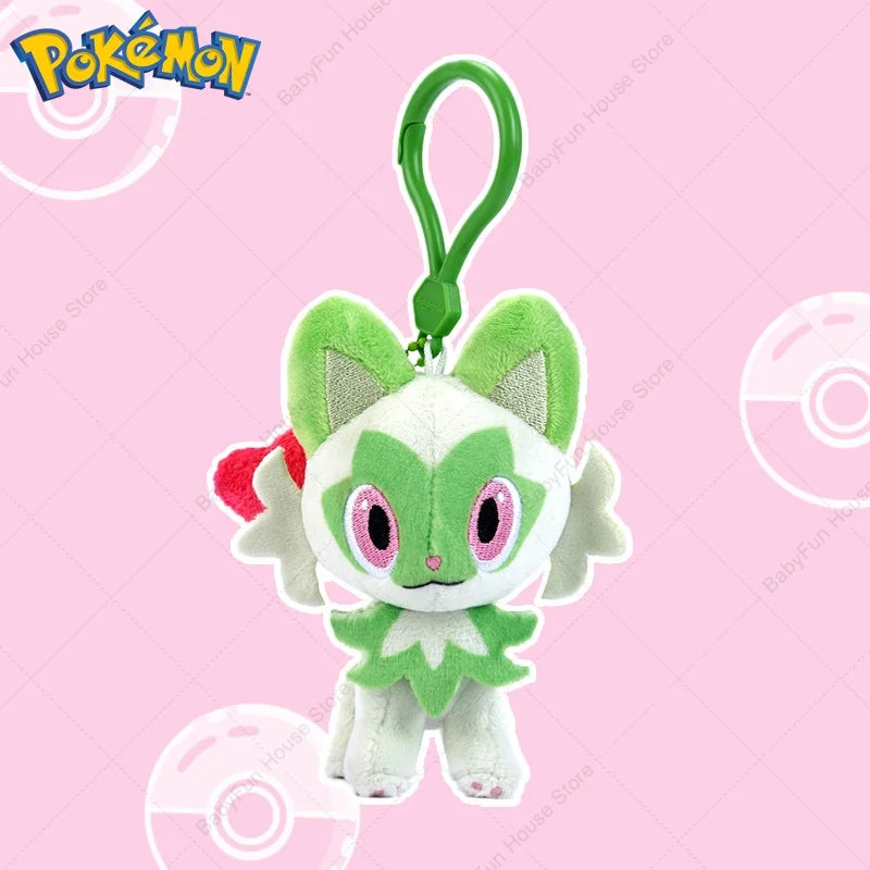 Original Pokemon Mimikyu Gengar Snorlax Umbreon Plush Toy Keychain Kawaii Espeon Jigglypuff Sprigatito Quaxly Peluche Dolls Gift