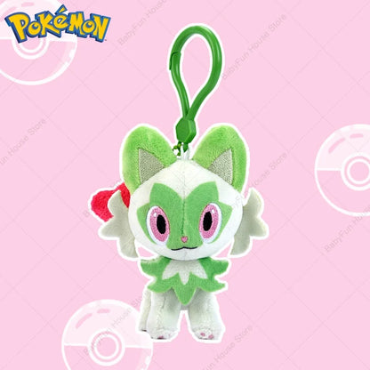 Original Pokemon Mimikyu Gengar Snorlax Umbreon Plush Toy Keychain Kawaii Espeon Jigglypuff Sprigatito Quaxly Peluche Dolls Gift
