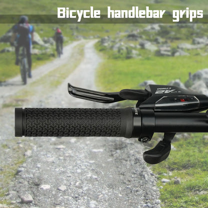 ANERTE Rubber Bicycle Grips 22mm Purple Brown Orange Black Ergonomic MTB Handlebar Grips for Dirt Pit BMX Mountain Bike Grips
