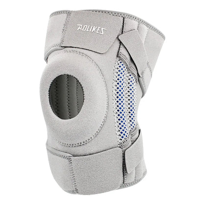 AOLIKES 1PCS NEW Knee Brace with Side Stabilizers & Patella Gel Pads,Knee Support for Cycling,Running,Climbing
