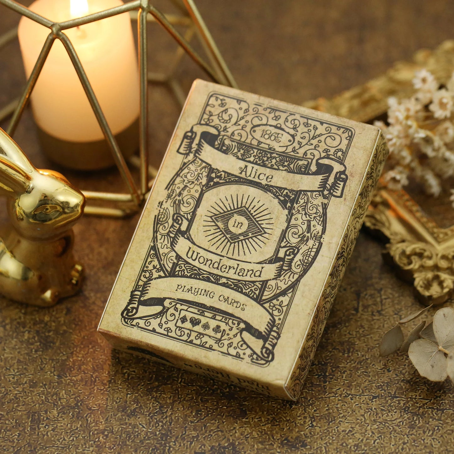 1Set Vintage Style Playing Cards Alice in Wonderland Poker Playing Cards Deck Board Games Retro Poker Never open
