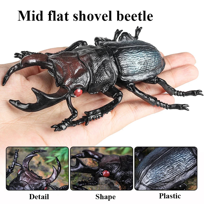 Oenux Insect Animals Model Figurine Butterfly Ant Dragonfly Spider Bee Mantis Scorpion Action Figures Educational Kid Toy Gift