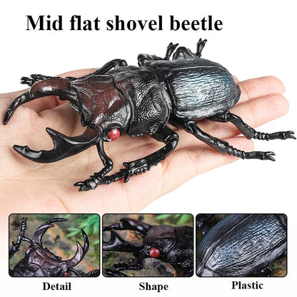 Oenux Insect Animals Model Figurine Butterfly Ant Dragonfly Spider Bee Mantis Scorpion Action Figures Educational Kid Toy Gift