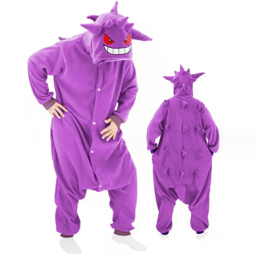 Pokemon Pikachu Gengar Kigurumi Onesie Snorlax Eevee Squirtle Pijama Cosplay Costume Halloween Adult Anime Umbreon Pajamas Gift