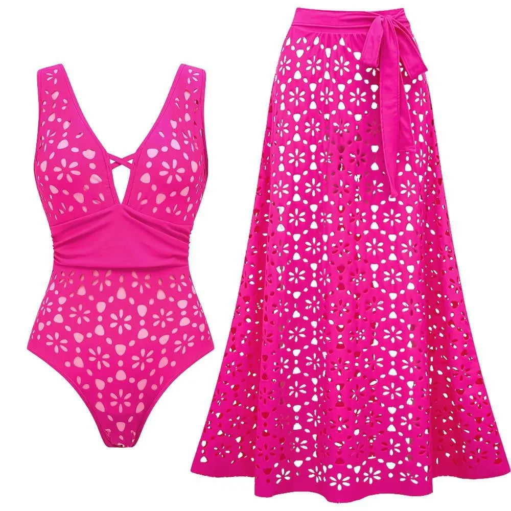 2026 New Sexy Ruffle Bikini Set Printed Brazilian Biquini Women Swimwear Skirt Bathing Suit Girls Summer Beachwear Dress