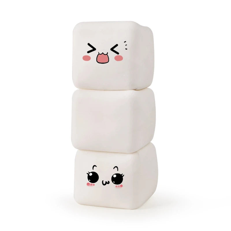 Squishy Tofu Stress Balls Autism Sensory Toys Stress & Anxiety Relief Fidget Toys Dough Water Ball Gifts Bulk for Adults Kids