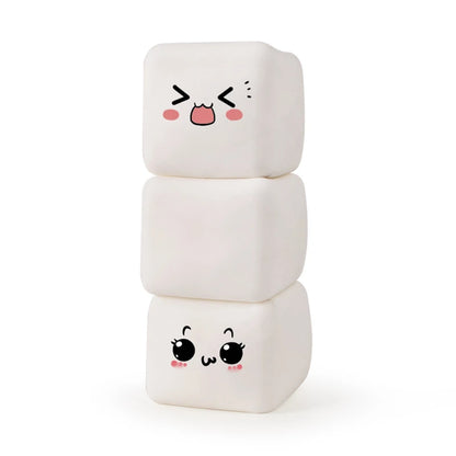 Squishy Tofu Stress Balls Autism Sensory Toys Stress & Anxiety Relief Fidget Toys Dough Water Ball Gifts Bulk for Adults Kids