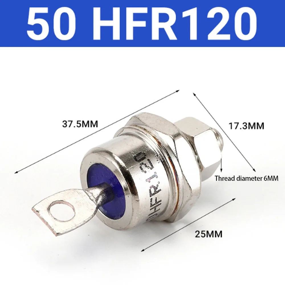 85A/40A/25A 1200V Positive Cathode/Negative Anode Stud Mount Diode Rectifier For Battery Charging Welding Machines Motor Control
